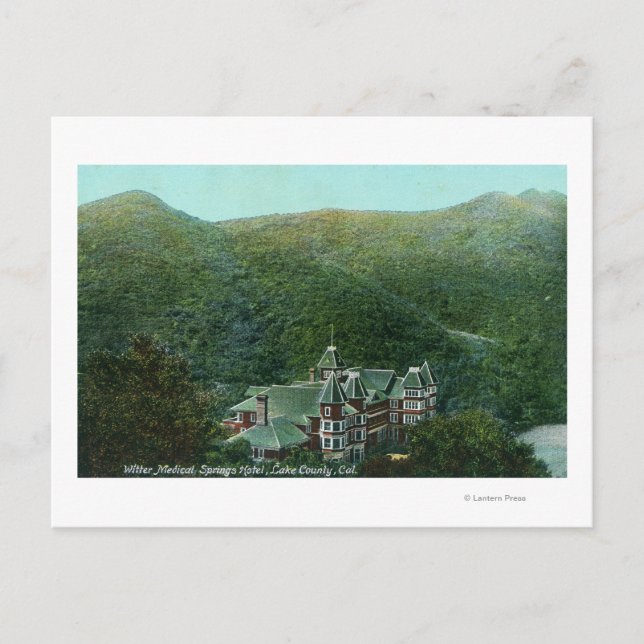 Cartão Postal Vista Exterior do Hotel Witter Primavera (Frente)
