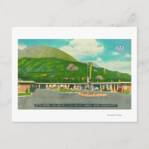 Cartão Postal Vista Exterior do Motel Mt. Si
