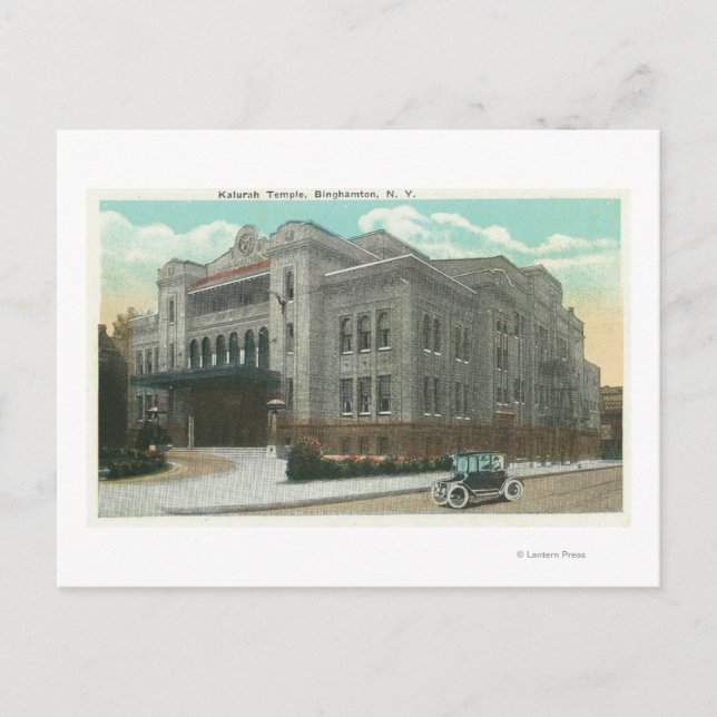 Cartão Postal Vista Exterior do Templo de Kalurah (Frente)
