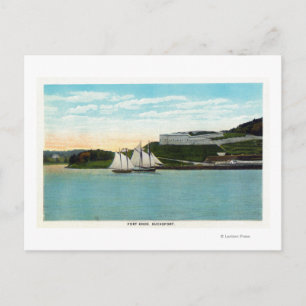 Cartão Postal Vista frontal do Forte Knox