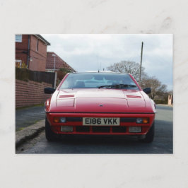 Cartão Postal Vista frontal do Lotus Eclat