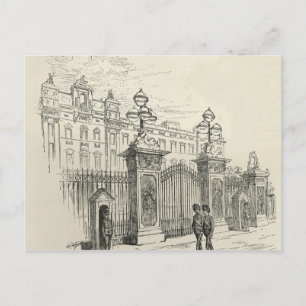 Cartão Postal Vista frontal do Palácio de Buckingham