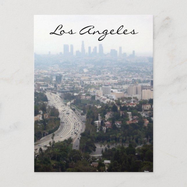 Cartão Postal vista los angeles (Frente)