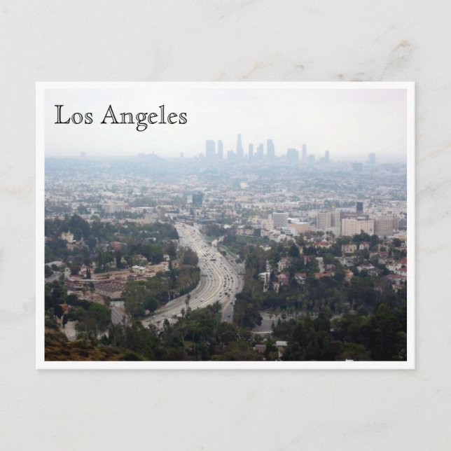 Cartão Postal vista los angeles (Frente)