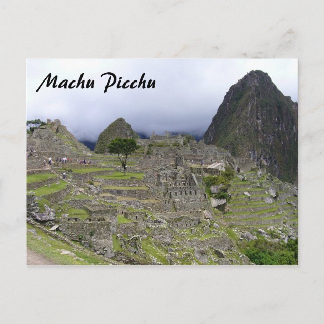 Cartão Postal vista machu picchu (Frente)