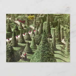 Cartão Postal Vista nos Motivos do Sr. Hunnewell, Wellesley, Mas