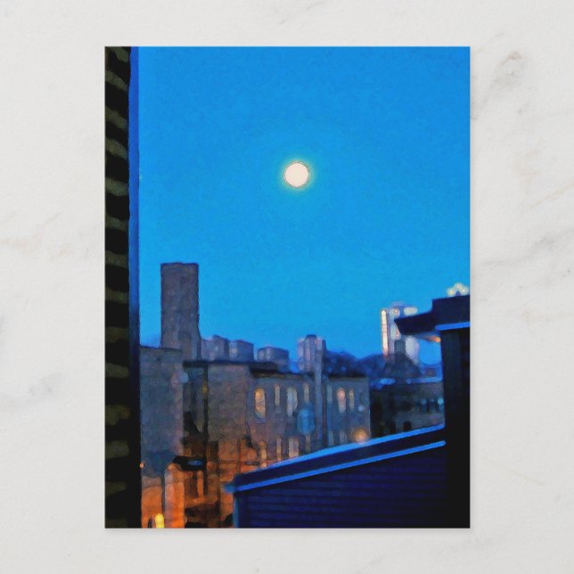 Cartão Postal Vista Noturna (Frente)