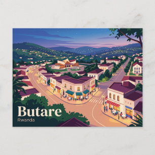Cartão Postal Vista Noturna, Butare Ruanda