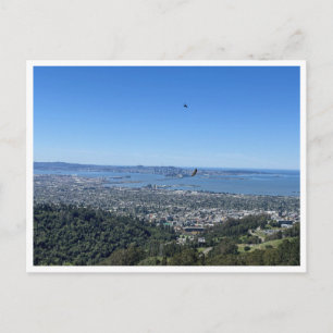 Cartão Postal Vista Panorâmica da Silhueta de São Francisco