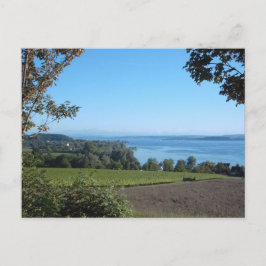 Cartão Postal Vista Panorâmica sobre Lago Constança