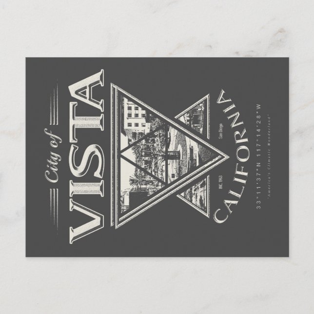 CARTÃO POSTAL VISTA - SAN DIEGO CALIFORNIA (Frente)