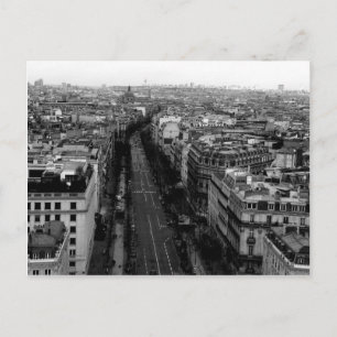 Cartão Postal Vista sobre Paris