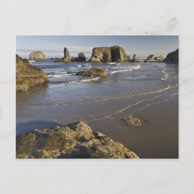 Cartão Postal Vistas costeiras, Bandon, Oregon (Frente)