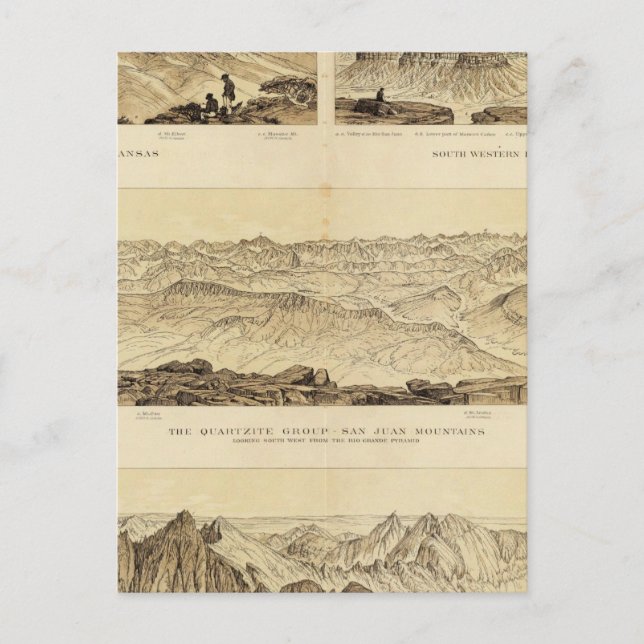 Cartão Postal Vistas Panorâmicas (Frente)