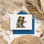 Cartão Postal Visto De Piano De Sapo De Hippie Funny Funny Retro<br><div class="desc">Piano De Placa De Vidro De Visto De Hippie Funny Funny Retro No Cartão-Postal</div>