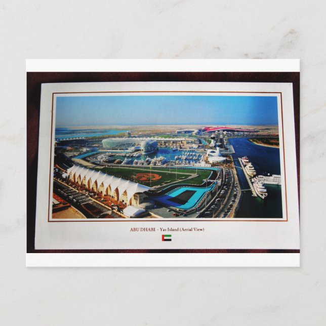 CARTÃO POSTAL VISUALIZAÇÕES DO DUBAI AERIAL (Frente)