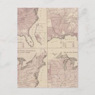 Cartão Postal Vital Statistics, Censo dos Estados Unidos