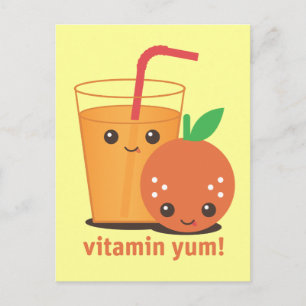 Cartão Postal Vitamin Yum