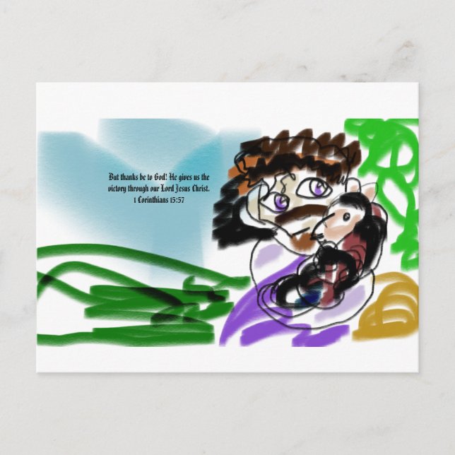 Cartão Postal vitória de Jesus (Frente)