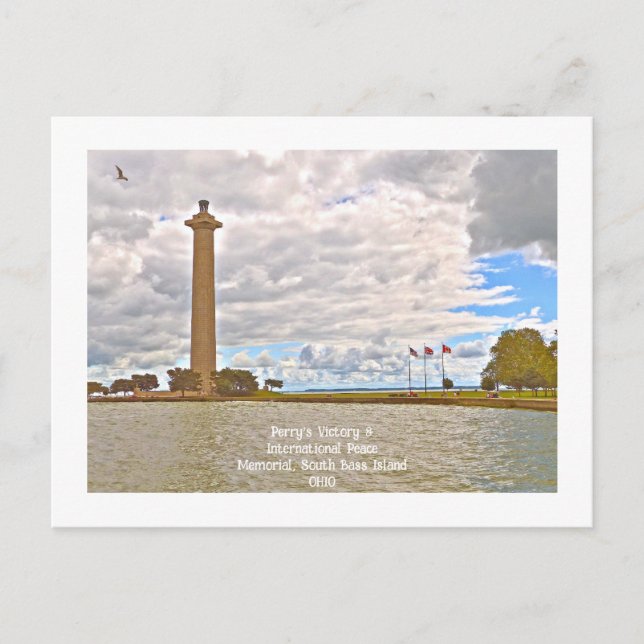 Cartão Postal Vitória de Perry e Memorial Internacional da Paz (Frente)