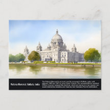 Vitória Memorial Kolkata Pintura em Aquarela