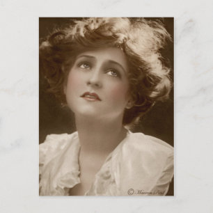 Cartão postal vitoriano-anestesiado Vintage Edwar