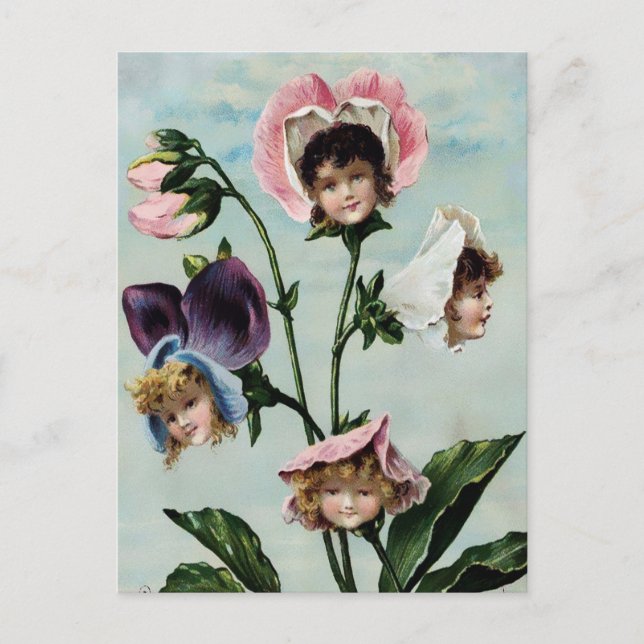 Cartão postal vitoriano Vintage (Frente)