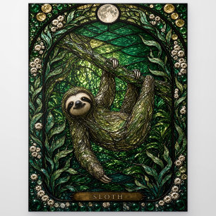 Cartão Postal Vitral Illumina Dossel da Floresta Tropical de Pre