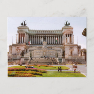 Cartão Postal Vittorio Emmanuelle II, praça de Venezia, Roma