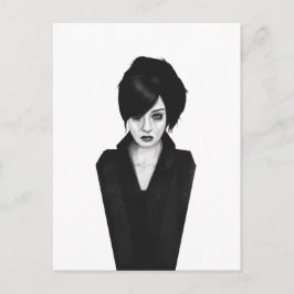 Cartão Postal viúva