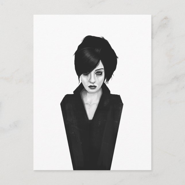 Cartão Postal viúva (Frente)