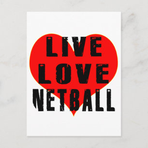 Cartão Postal Viva Amar Netball