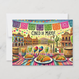 Cartão Postal Viva Cinco de Mayo!