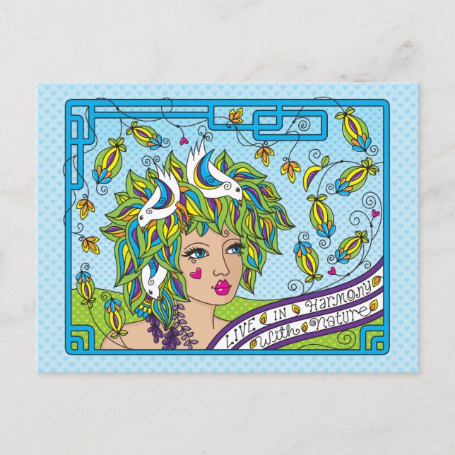 Cartão Postal Viva em Harmonia_ (Frente)