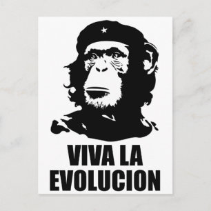 Cartão Postal Viva la Evolucion