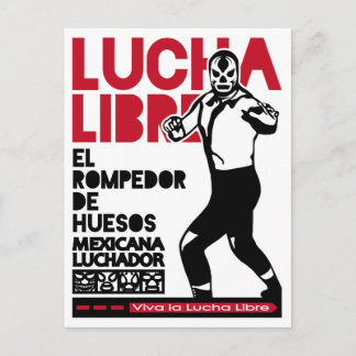 CARTÃO POSTAL VIVA LA LUCHA LIBRE TRES