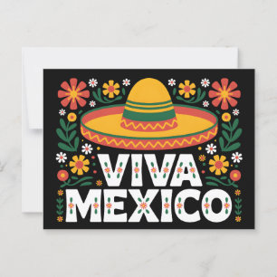 Cartão Postal Viva México