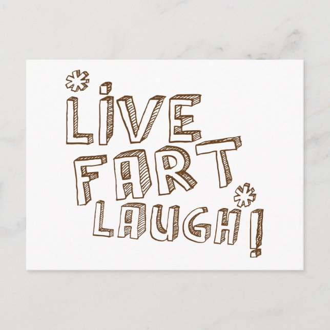 CARTÃO POSTAL *VIVE FART RINHA! (Frente)