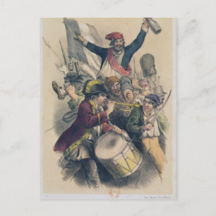 Cartão Postal Vive la Republique, 1848