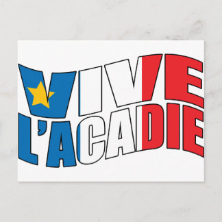 Cartão Postal Vive l'acadie