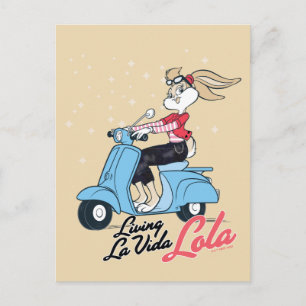 Cartão Postal Vivendo o Patinete La Vida Lola Graphic