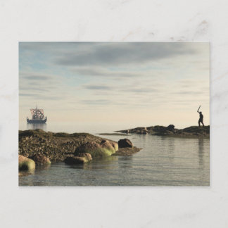 Cartão Postal Vivendo o regresso à casa da nave longínqua