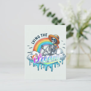 Cartão Postal Vivendo o Sonho - Esqueleto