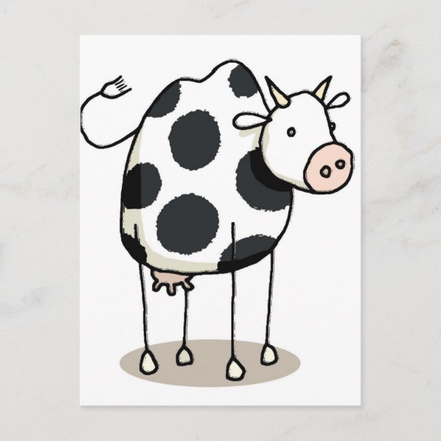 Cartão Postal Vivi vaca (Frente)
