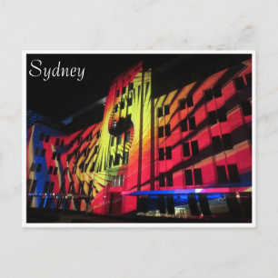 Cartão Postal vivid sydney bright mca