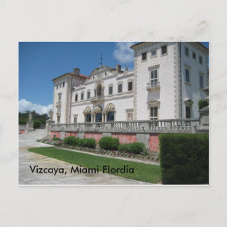 Cartão Postal Vizcaya, Miami Flordia