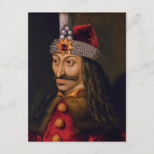 Cartão Postal Vlad Tepes: Empalador, Príncipe Dragão Dracula Voi