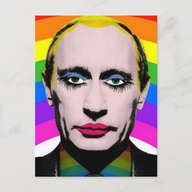 Cartão Postal Vladimir Vladimirovich Putin (Frente)