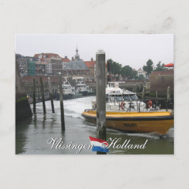 Cartão postal Vlissingen Pilot Boat Holland