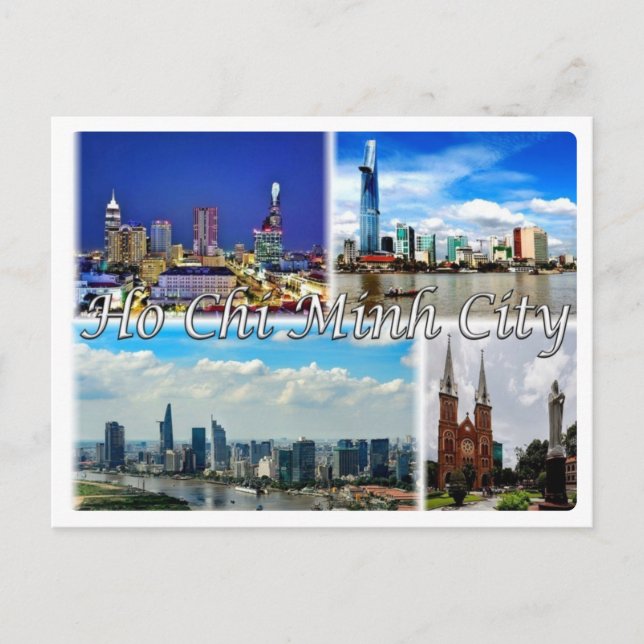 Cartão Postal VN Vietnã - Ho Chi Minh City - (Frente)